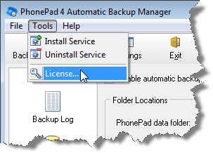 licencemenu