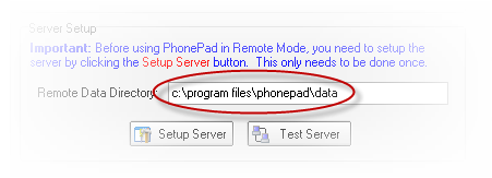 RemoteDataFolder