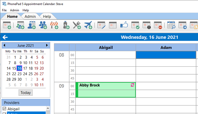 Selecting a Concurrent Appointment Time