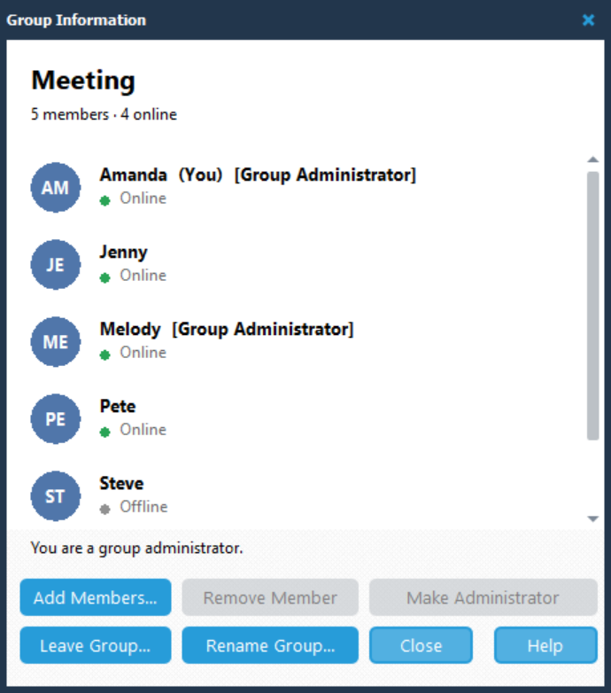 Group Admins