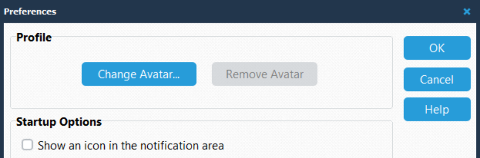Change Avatar