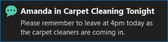 Message Notifications