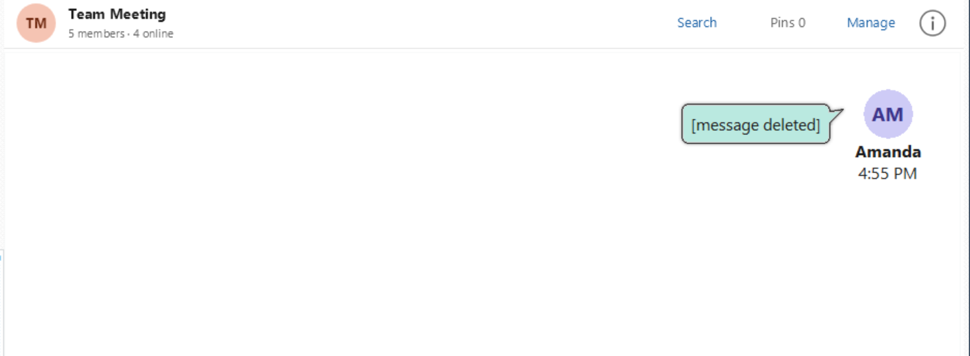 Message Deleted