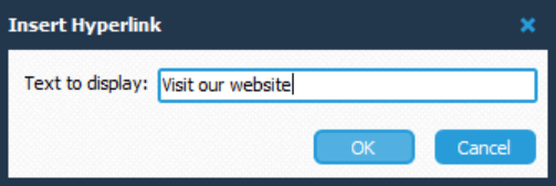 Link Display Text