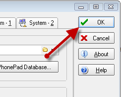 dbconnectokbutton