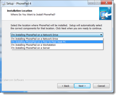 p2phostinstall