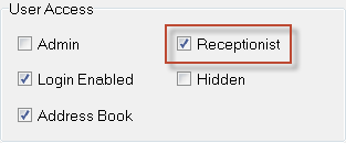 receptionistcheckbox