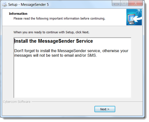 InstallMessage
