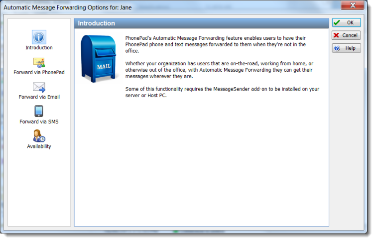 AutomaticMessageForwarding