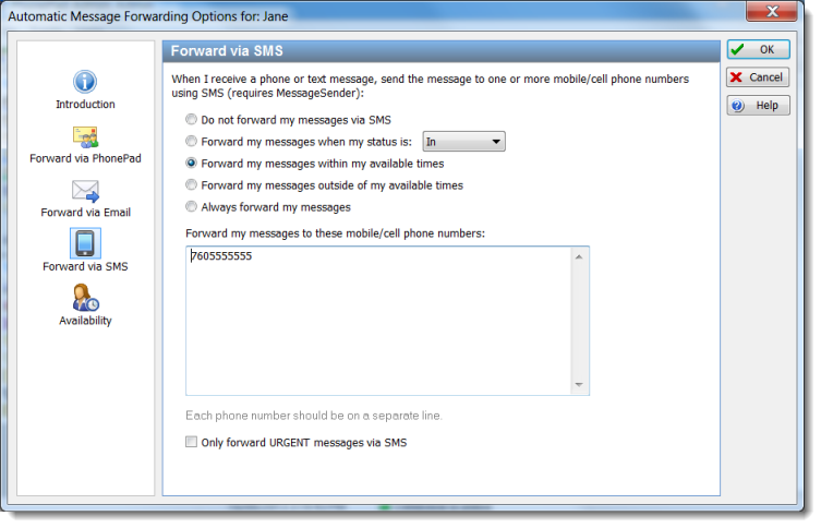 ForwardToSMS