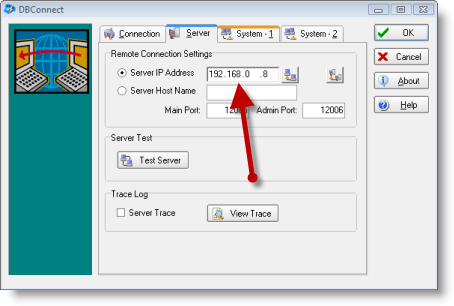 DBConnectServerIP