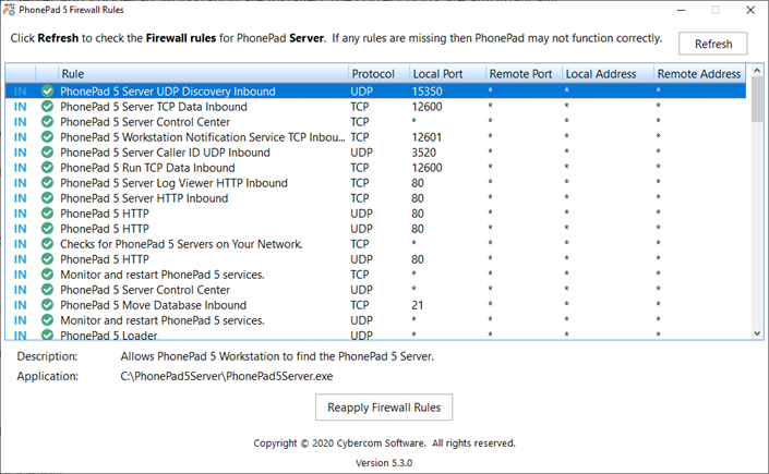 Firewall Rules