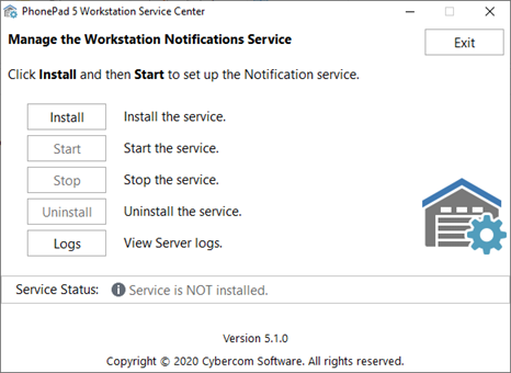 Workstation Notification Service Not Installed