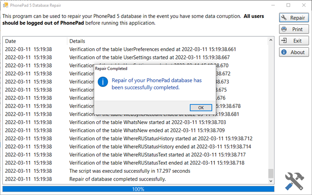 Database Repair