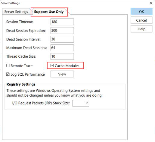 Cache Modules